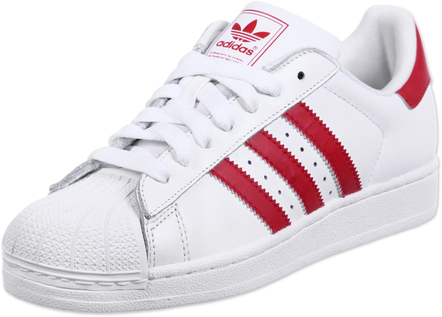 adidas superstar rouge et blanc femme